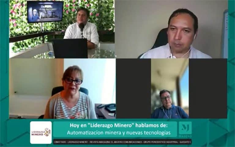 Guido Bobadilla y Claudia Valdés conversaron sobre nuevas tecnologías y automatización minera en Liderazgo Minero