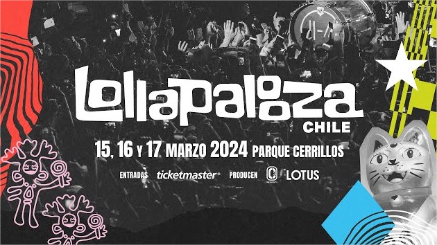 Lollapalooza Chile ya tiene disponible su mapa y experiencias en la edición 2024