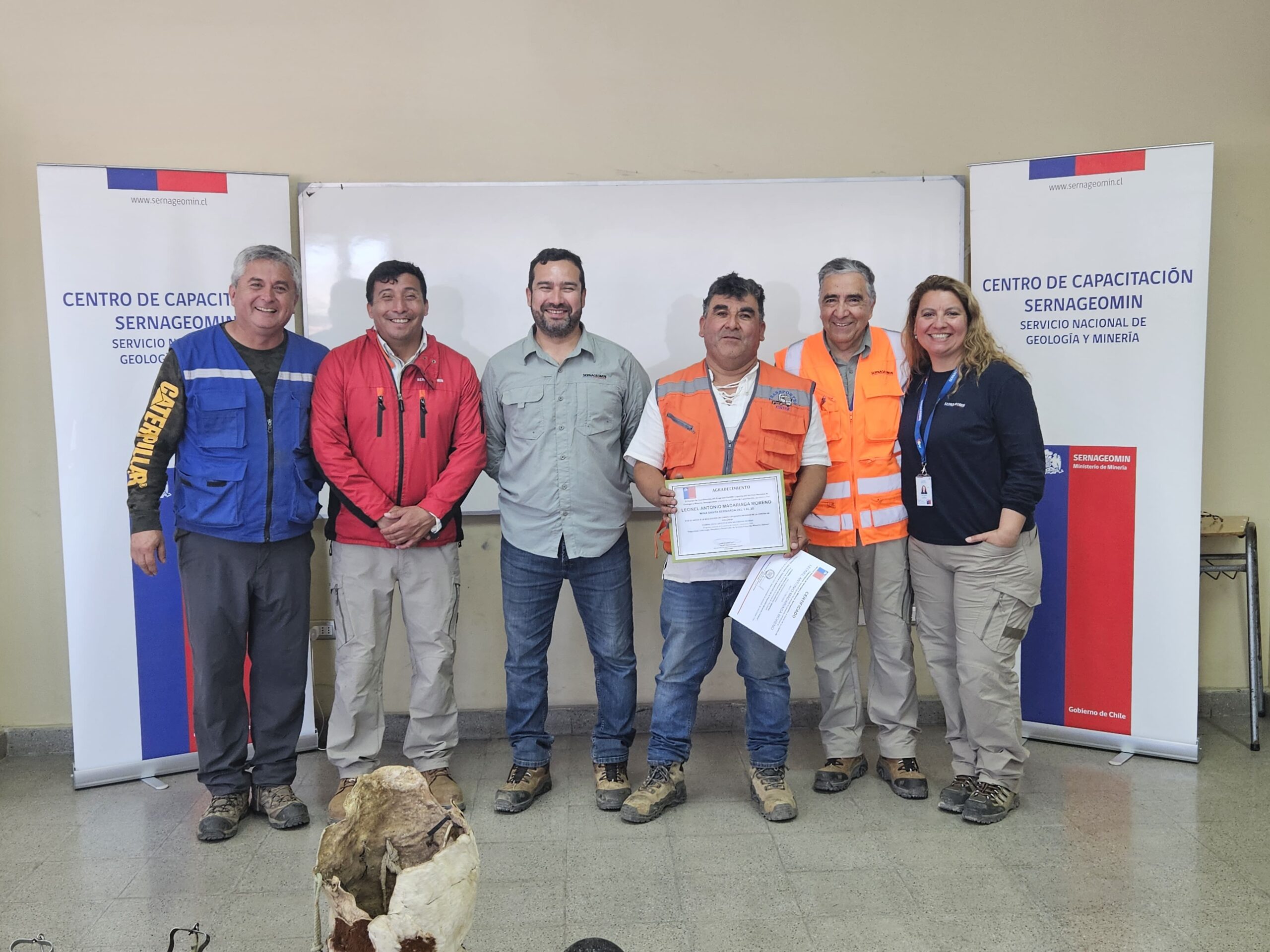 Pequeños mineros de Huasco se certifican en seguridad minera