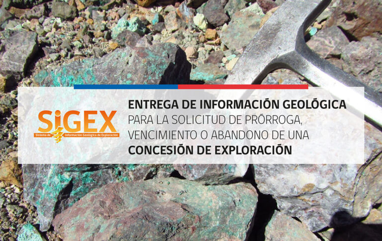 Concesionarios de exploración deben entregar información geológica para solicitar prórrogas o reportar extinciones