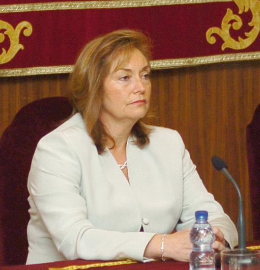 El ministro de Defensa, José Antonio Alonso, ha recibido hoy en la sede ministerial a su homóloga de Chile, Vivianne Blanlot Soza