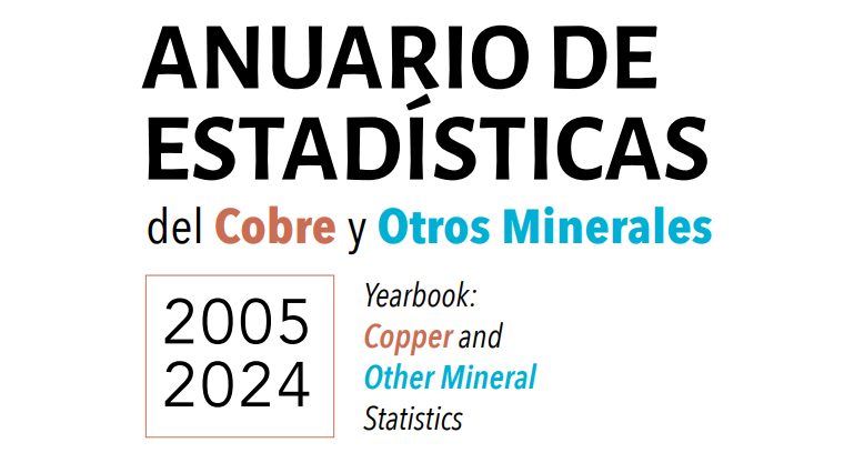 Cochilco publica Anuario 2005-2024: Chile produjo más de 108 millones de toneladas de cobre en dos décadas