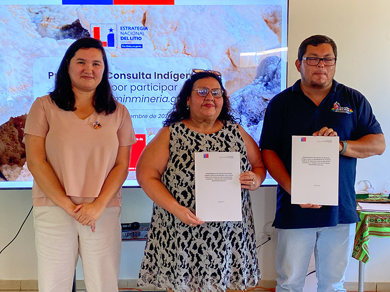 Cierre de consulta indígena para litio en Hilaricos