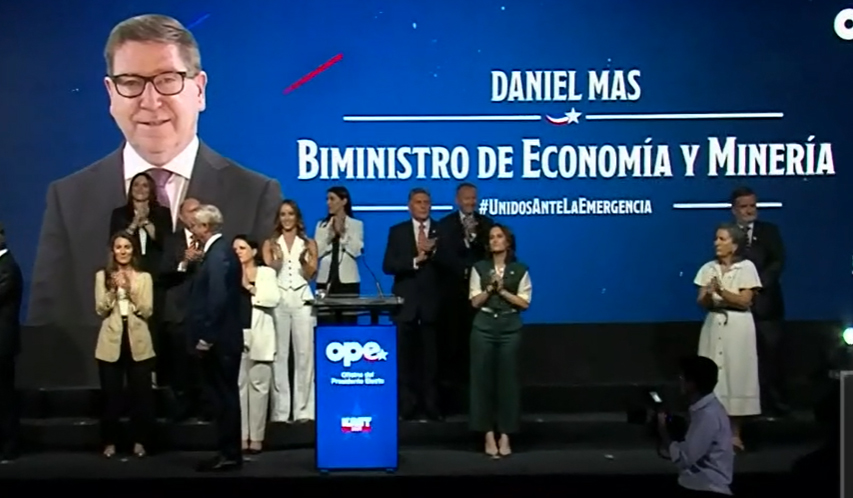 Daniel Mas Valdés es nombrado biministro de Economía y Minería