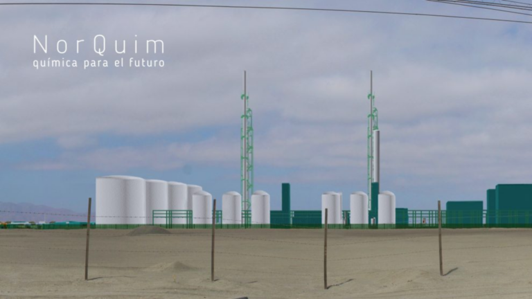 NorQuim avanza en evaluación ambiental de complejo para insumos mineros y e-Metanol en Mejillones