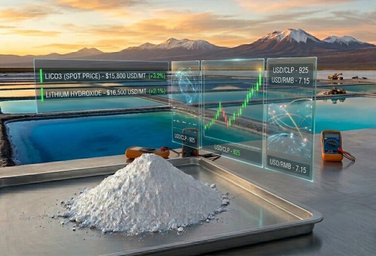 Litio en tensión: entre la volatilidad del mercado y la oportunidad estratégica de Chile