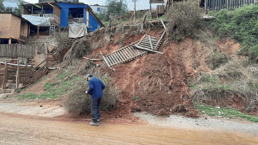 Sernageomin refuerza monitoreo geológico y entrega nuevos reportes técnicos por sistema frontal