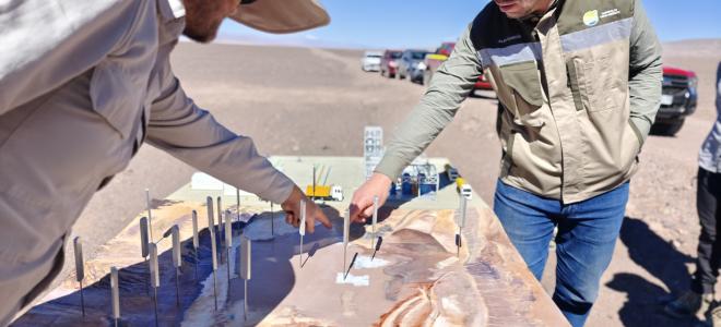 SEA Antofagasta realiza visita técnica a proyecto de continuidad operacional en el Salar de Atacama