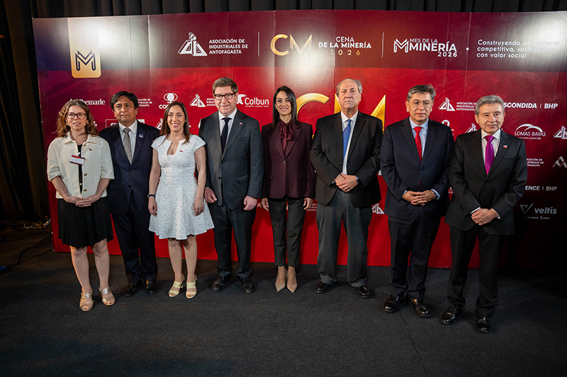 Cena de la Minería 2026 proyecta a Antofagasta como motor de desarrollo del país