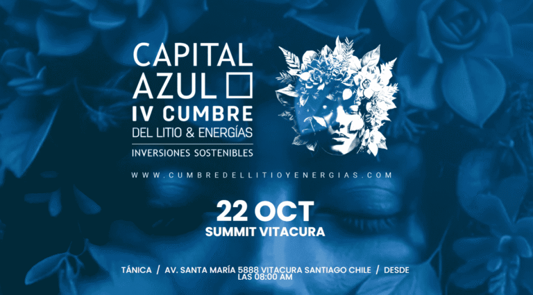 CAPITAL AZUL reunirá a líderes de minería, energía e inversión sostenible en Santiago
